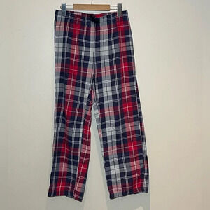 Nautica Pajama Pants Plaid Red Blue White Size XS